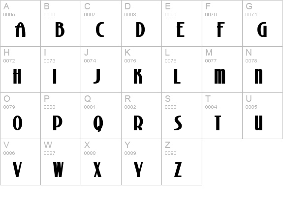 Stony Island NF Bold uppercase A-Z preview