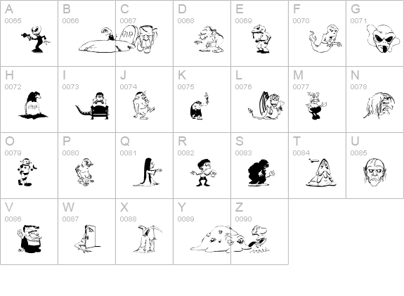 StrangersInTheNightTwo uppercase A-Z preview