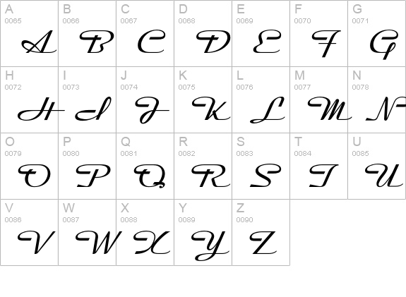 Streamline-Light uppercase A-Z preview