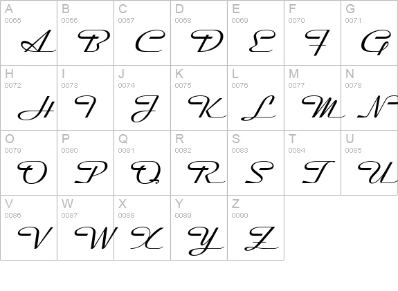Streamline-LightExtended uppercase A-Z preview