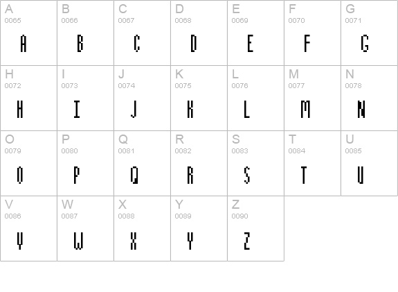 Streeeeetch Regular uppercase A-Z preview