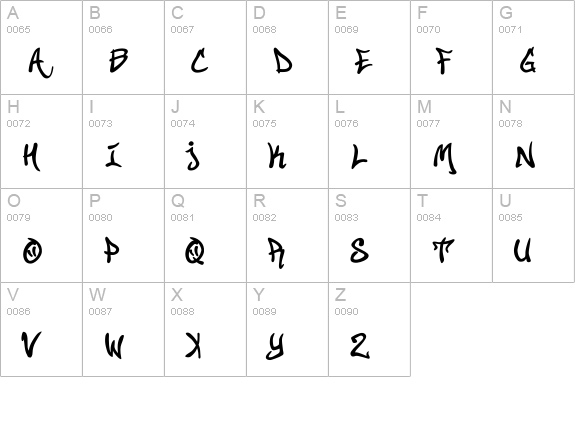 Street Soul uppercase A-Z preview
