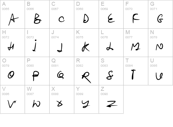 Stroketastic
 uppercase A-Z preview