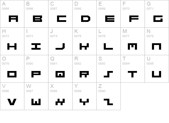 Stuntman Expanded uppercase A-Z preview