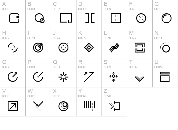 StyleBats CleanCut uppercase A-Z preview