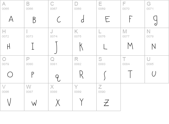 Submarine uppercase A-Z preview