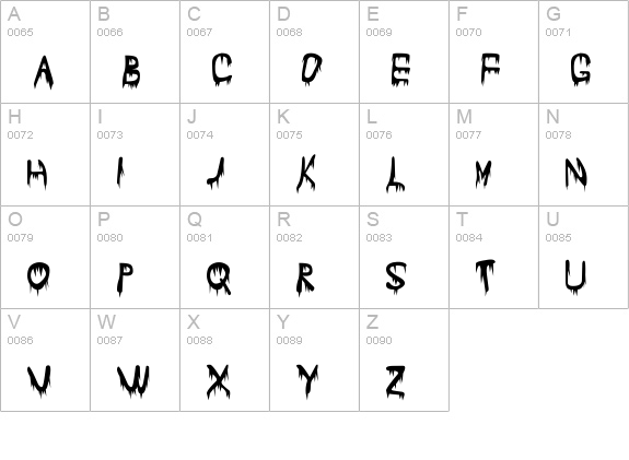 Subtlety uppercase A-Z preview