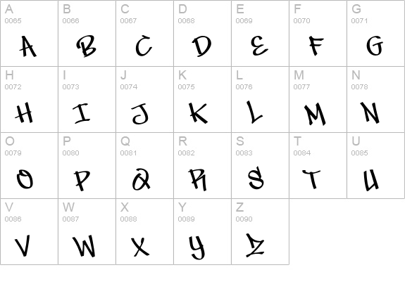 Subway Pro New York uppercase A-Z preview