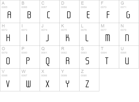 Sugarskin BTN uppercase A-Z preview