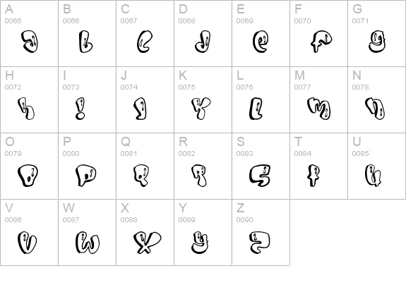 SUMO uppercase A-Z preview