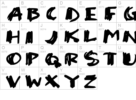 Super Sketch
 uppercase A-Z preview