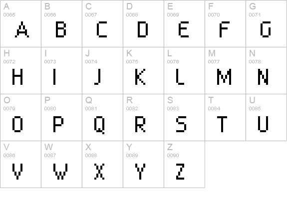 superbly_10_01 uppercase A-Z preview