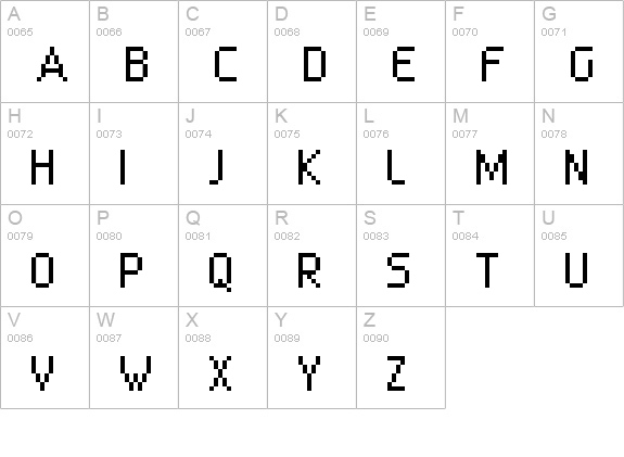 superbly_10_02 uppercase A-Z preview