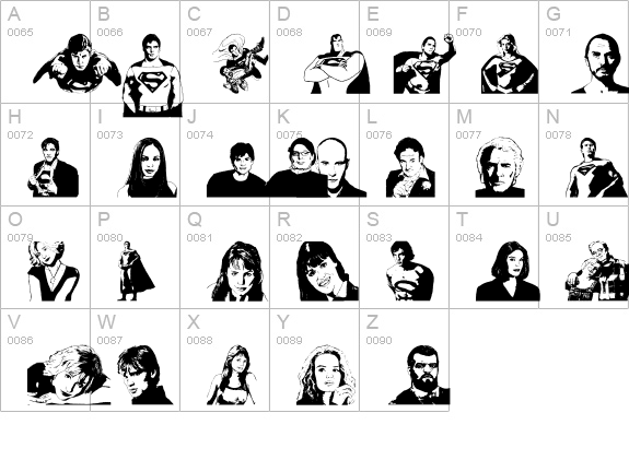 Superman Last son of Krypton Super uppercase A-Z preview