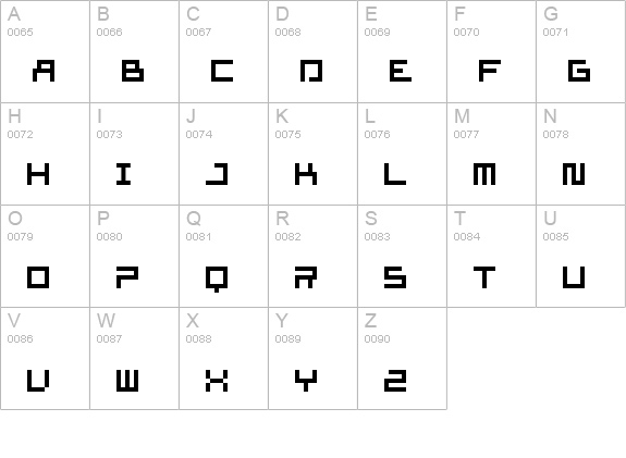 supersimple _regular uppercase A-Z preview