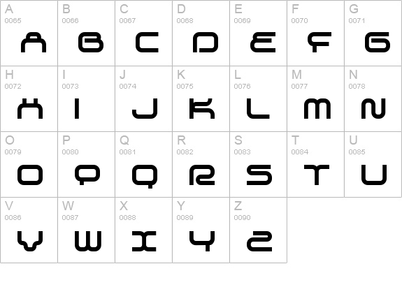 supersonic Bold uppercase A-Z preview