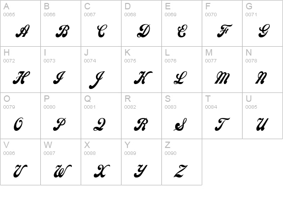 Sweden Condensed Normal uppercase A-Z preview