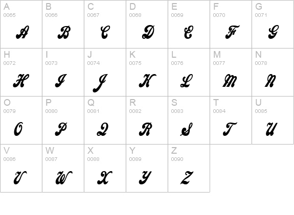 Sweden Thin Bold uppercase A-Z preview