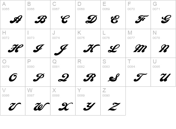 Sweden Wide Bold uppercase A-Z preview