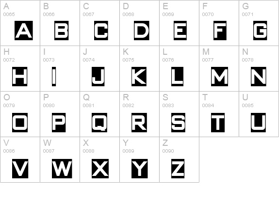 Swish Buttons NF uppercase A-Z preview