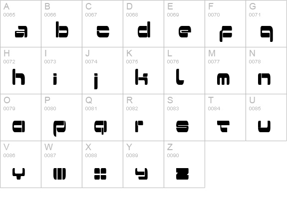 Switzerland uppercase A-Z preview