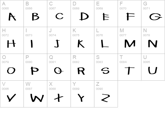 Tabatha Ex Bold uppercase A-Z preview
