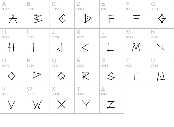Tag Std uppercase A-Z preview