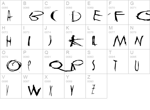 tasapainoaisti_huimaus uppercase A-Z preview