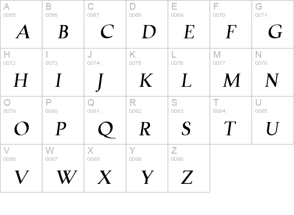 TaskBold Italic uppercase A-Z preview