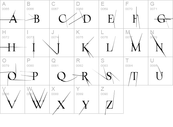 TaskToobig uppercase A-Z preview