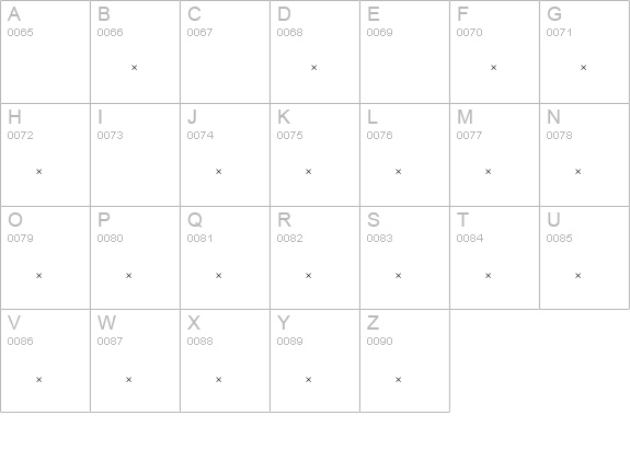 TCAdministerBoldTab uppercase A-Z preview