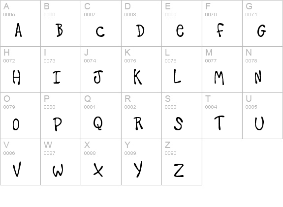 Teacher's Pet uppercase A-Z preview