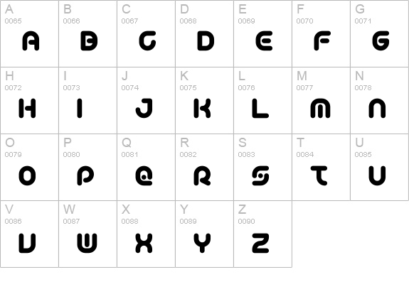Teacher_A uppercase A-Z preview