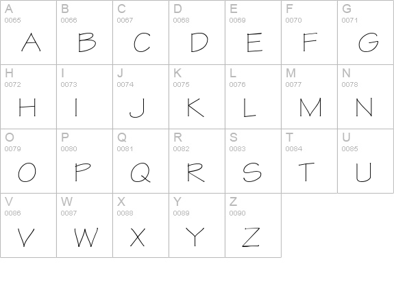 Tekton Pro Light Extended uppercase A-Z preview