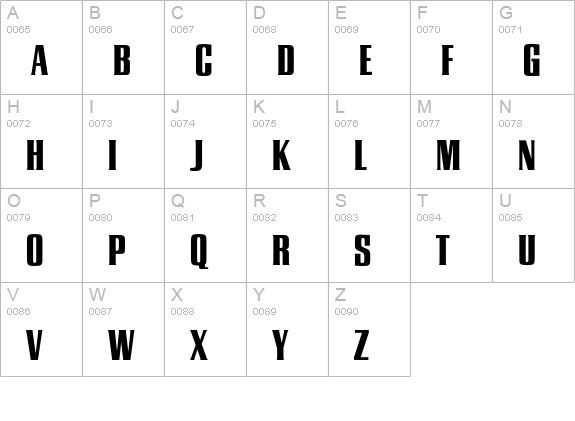Telescope uppercase A-Z preview