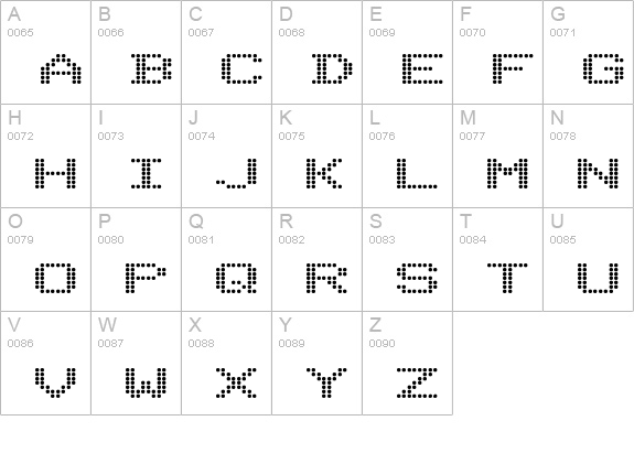 Telidon Ex Bold uppercase A-Z preview