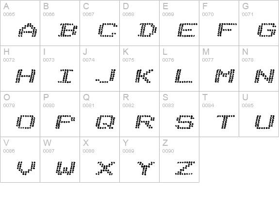 Telidon Ink Ex Bold Italic uppercase A-Z preview