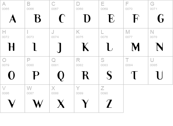 TemaCantante-Bold uppercase A-Z preview