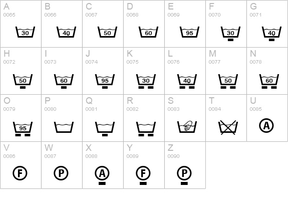 Textile LH Pi Two uppercase A-Z preview