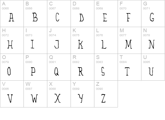 The Alchemist uppercase A-Z preview