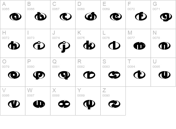 the Incredibles uppercase A-Z preview