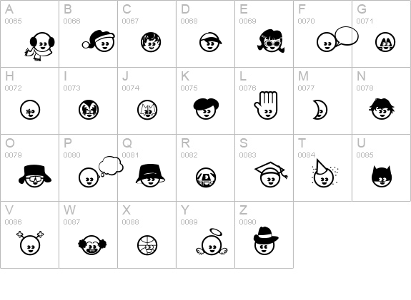 The Kids uppercase A-Z preview