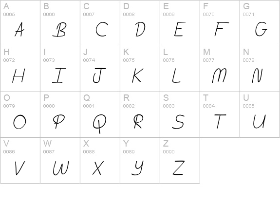 The Power Of Love Italic uppercase A-Z preview
