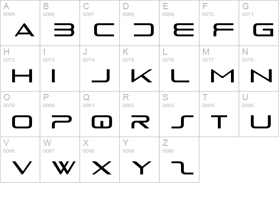 The Rave Is In Your Pants uppercase A-Z preview