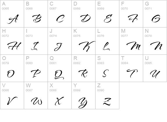 TheNautiGal ROB uppercase A-Z preview