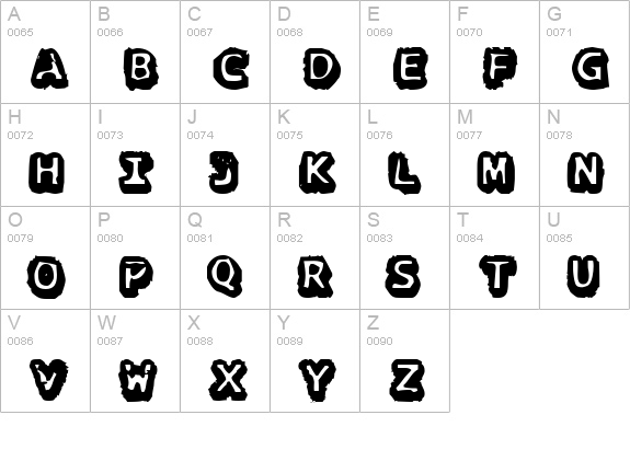 there goes the neighborhood uppercase A-Z preview