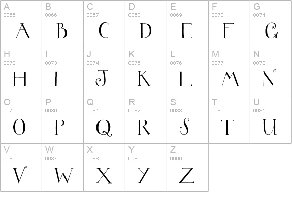 Three Dates, One Night uppercase A-Z preview