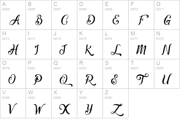 Thrones - Classic Typeface uppercase A-Z preview