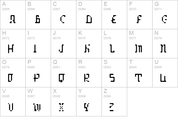 Throw uppercase A-Z preview