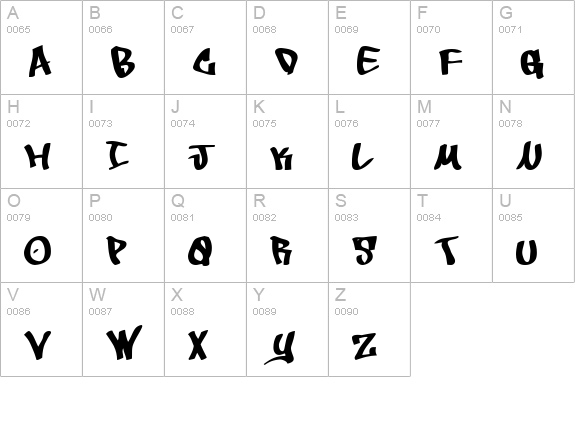 To Be Continued uppercase A-Z preview